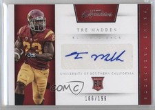 2016 Panini Prime Signatures Prospects 166/199 Tre Madden #233 Auto g0n
