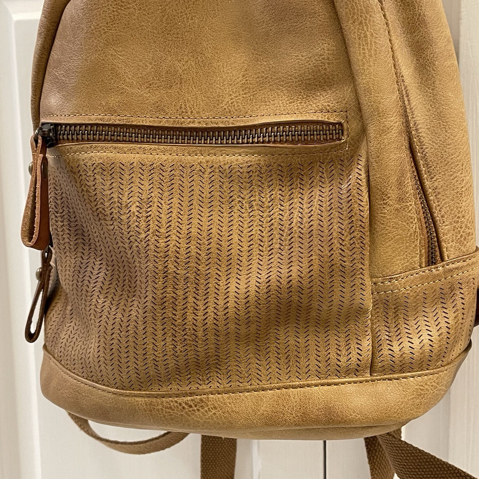 Moda Luxe Mini Leather Backpack - image 4