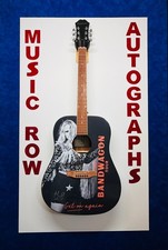 MIRANDA LAMBERT Signed Autograph Acoustic Epiphone Guitar w/graphics GRAD LOA