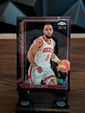 2025-26 Topps Chrome Dillon Brooks Black Wave Refractor /10 ROCKETS