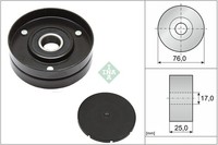 Spannrolle, Keilrippenriemen FÜR Audi, Vw, Volvo - Schaeffler INA 531 1055 10
