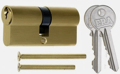 Messing Türschloss 6-polig Euro Ära UPVC Doppelschlüssel/Schlüsselzylinder 45mm/55mm