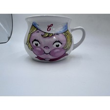 Campbell Soup Kid Collectible Mug Cup Bowl Vintage 1998 Houston Harvest 24 Oz