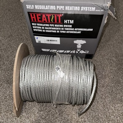 HEATIT Mobile Home 300' Heat Cable HTM Braid Self Regulating heating 300 Feet