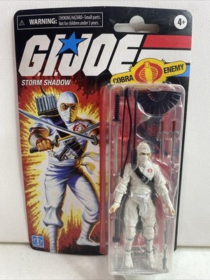 G.I. Joe Storm Shadow Cobra Ninja 3.75  MOC Hasbro
