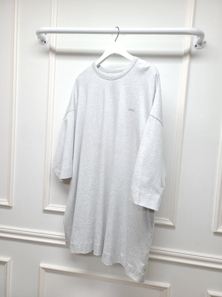 【関税込み】Juun.J グレー サイドジッパー Tシャツ Juun.J side-zip layered-hem T-shirt | Grey | FARFETCH GE