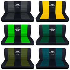 Front bench seat covers fits 1961 to 1986 Chevy C/K 10/20 truck nice colors