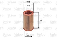Valeo Luftfilter 585639 Filtereinsatz FüR Alfa 166 Thesis Lybra Lancia Fiat 16V