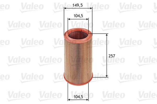 Valeo Luftfilter 585639 Filtereinsatz FüR Alfa 166 Thesis Lybra Lancia Fiat 16V-image