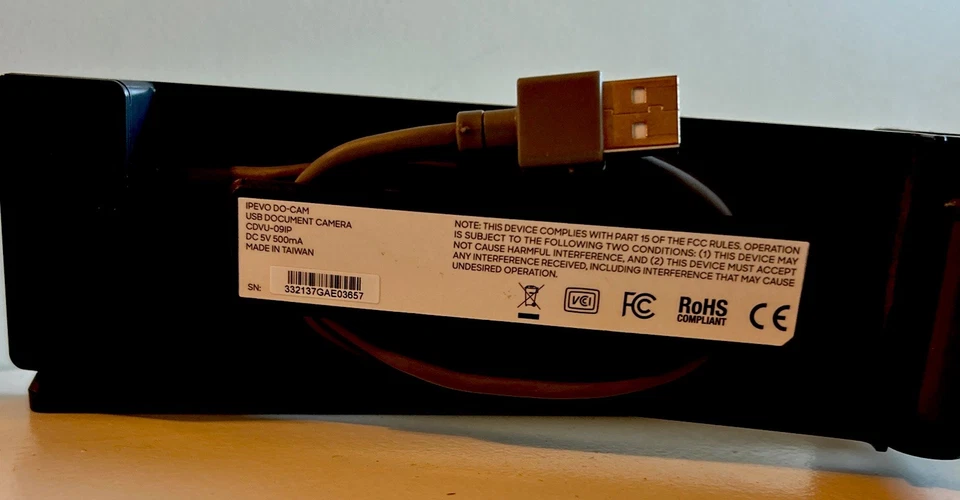 IPEVO DO-CAM USB Cámara de Documentos Wi-Fi HDMI USB Inalámbrica con iOS tvOS Android NUEVO Foto 4 de 4