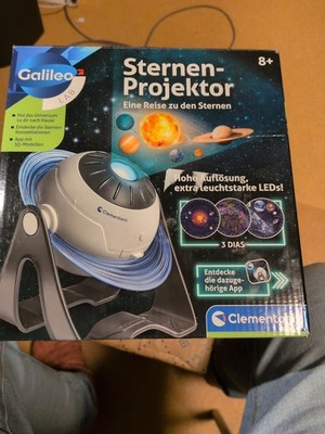 Clementoni 59372 Galileo Lab Sternen Projektor Planetarium App Lernspielzeug
