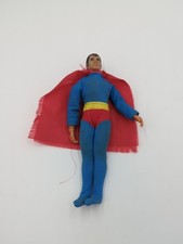 1974 Mego Superman Vintage With Original Outfit Cape But Without Boots