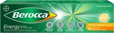 2x Berocca Orange Energy Vitamin C B1 B2 B3 B5 B12 15 Effervescent Tablet