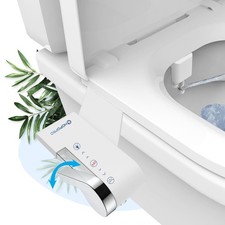 Bidet Attachment for Toilet, Non-Electric Bidet Ultra-Slim Dual Nozzle Femin...