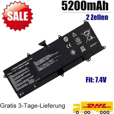 Akku für Asus VivoBook S200E S200 X201 C21-X202 X202E S200L Q200E X201E F202E
