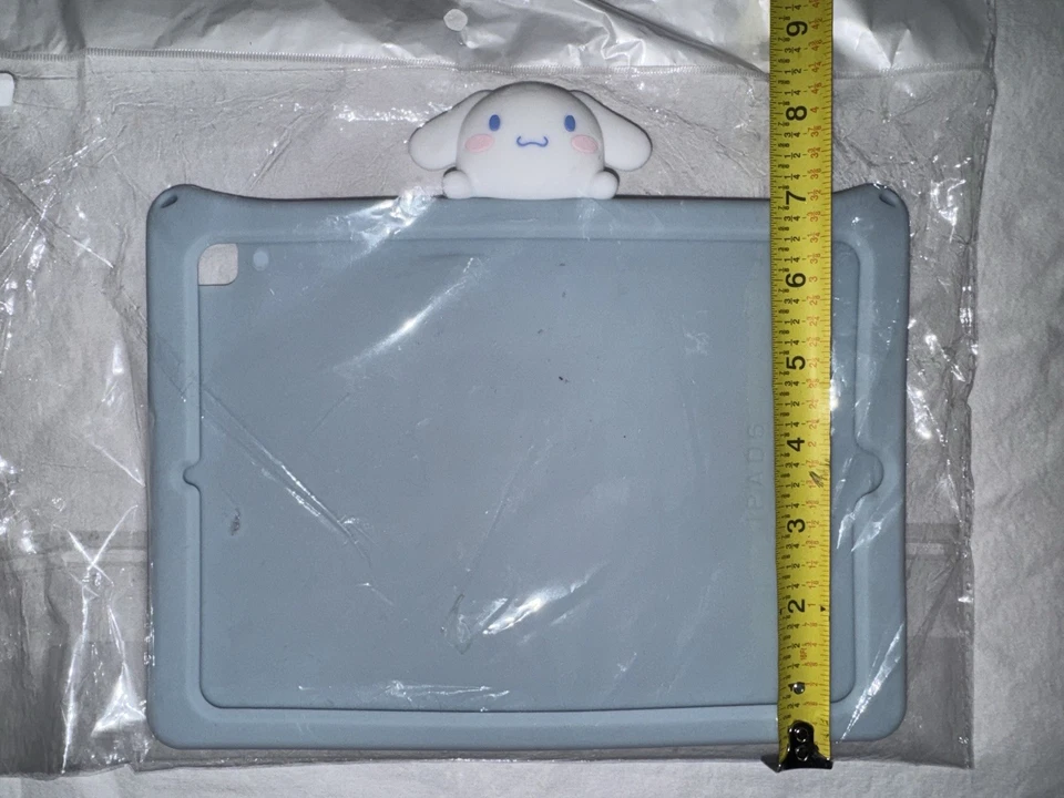 Funda con soporte de silicona suave melodía Cinnamoroll de dibujos animados para fundas para tabletas serie iPad Foto 3 de 4