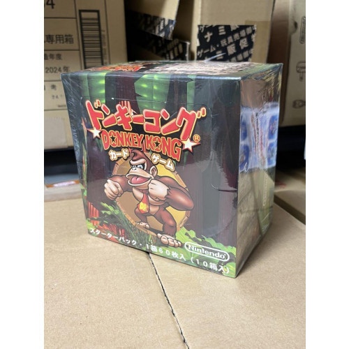 Donkey Kong starter pack set 10 box Nintendo card game Japan Donkey Kong starter pack set 10 box Nintendo card game Japan