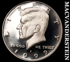 1999-S Kennedy Half Dollar- Silver- Choice Gem Proof Luster No Reserve #i9450