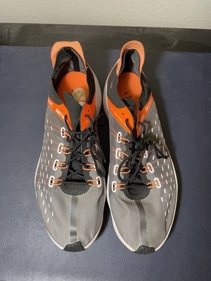 Nike EXP-X14 Men's Running Shoes Gray Orange Black Lightweight Breathable