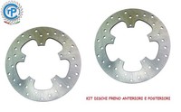 Satz Bremsscheiben Vorne UND Hinten Piaggio Beverly Tourer 250 IE 2007 2009