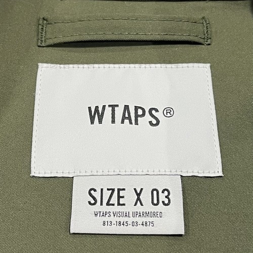 WTAPS 23SS Chief Jacket Poly Twill Olive Size Large USED Lightweight - Picture 3 of 6