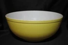 Pyrex Primary Color Yellow Vintage Nesting Mixing Bowl 4 Qt Large 1950s