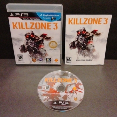 Killzone 3 - PlayStation 3 Tested Complete CIB (PlayStation Move Compatible)