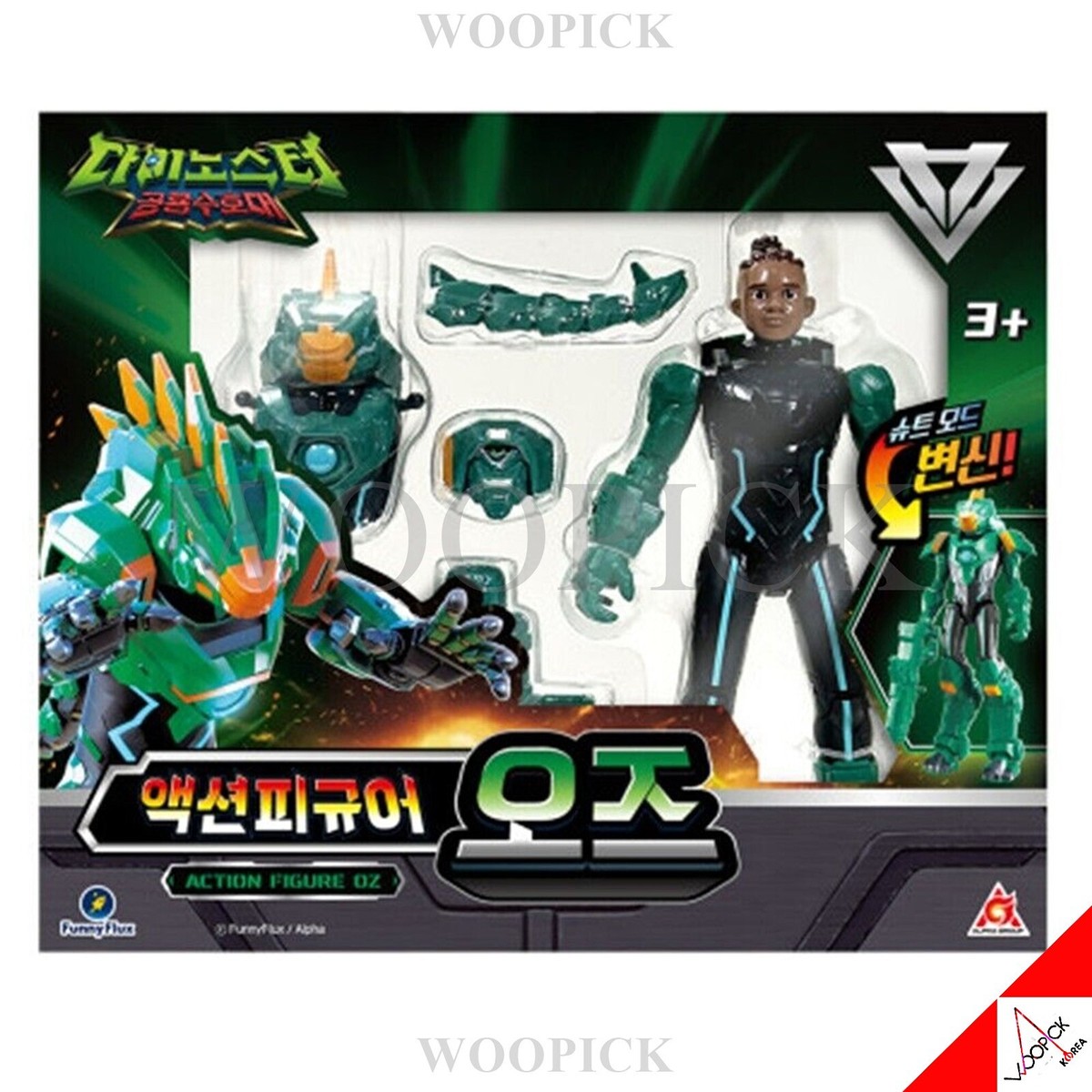 Dinoster Dino Guardians OZ Action Figures Korean TV Animation Toy