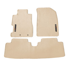 For 01-05 Honda Civic 02-05 Civic Si Beige Nylon Floor Mats Carpet W Mug For 01-05 Honda Civic 02-05 Civic Si Beige Nylon Floor Mats Carpet W Mug