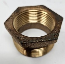 Hex Bushing 6540 1-1/2" x 1-1/4" Fitting Pipe Male x Female NPT
