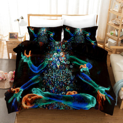 3D Religiöse Geometrie Abstrakt Quilt Cover Set Bettwäsche Sets Kissenbezüge 64