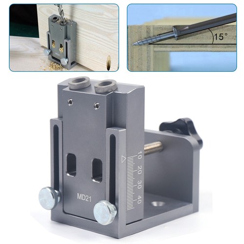 Pocket Hole Jig Kit Bohrschablone Mini Taschenloch Holzbearbeitung Werkzeuge