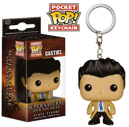 FUNKO POP CASTIEL- Supernatural Funko Pocket Pop! Schlüsselanhänger Vinyl Figur