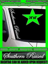 SOUTHERN RAISED 24" Vinyl DECAL Sticker VERTICAL Windshield Diesel Truck South