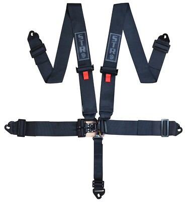 Nascar Race Harness 3'' 5-Point SFI 16.1 Light Racing Gürtelschnalle schwarz STR