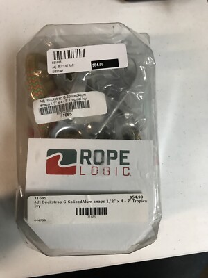 Rope Logic 31685 Adjustable Buckstrap G-Spliced Aluminum Snaps b-x