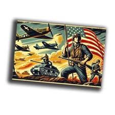 U.S. Marines military nice vintage retro WW2 Photo Glossy 4 6 in F38