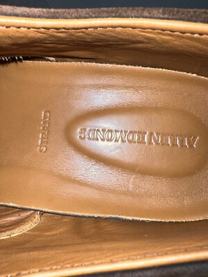 Allen Edmonds Strand Men’s Sz 12D Sneak Snuff Brown Suede Cap Toe Oxford Sneaker Allen Edmonds Strand Men main image 3