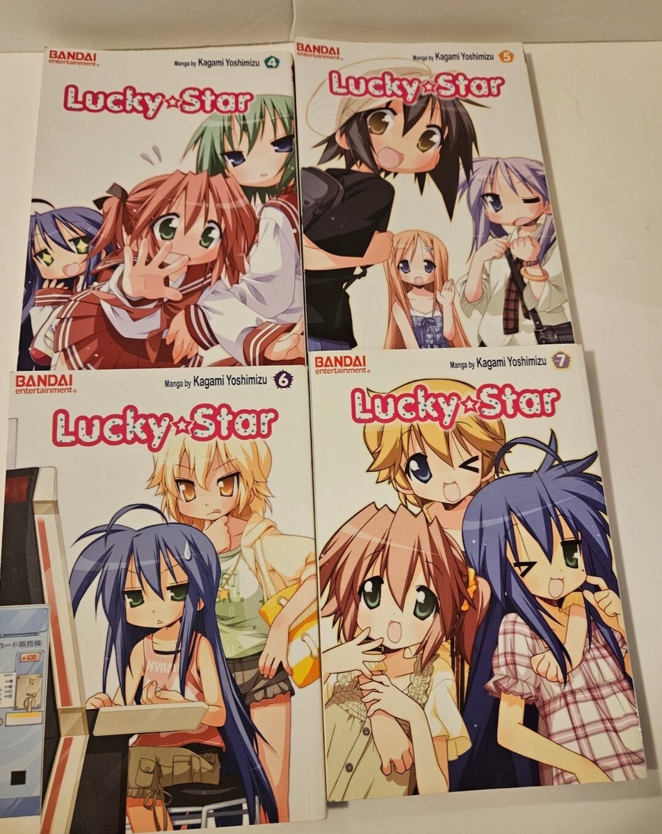 Lucky Star English Manga Volume 4,5,6 & 7 Kagami Yoshimizu Lucky Star English Manga Volume 4,5,6 & 7 Kagami Yoshimizu