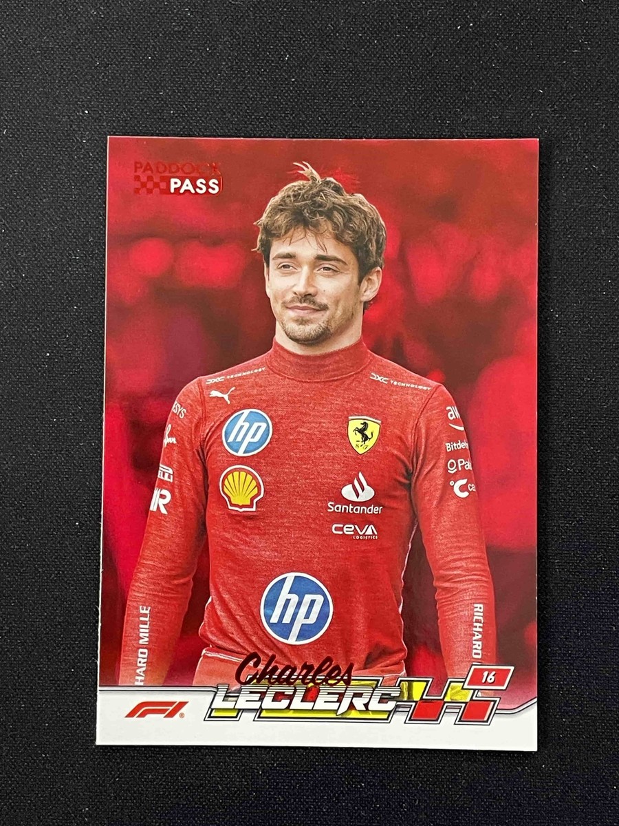 Charles Leclerc 2024 Topps Paddock Pass Formula 1 F1 Red