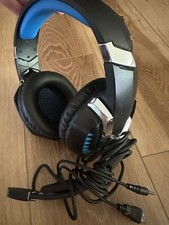 Wasart over-the ear Gaming Headphones With Microphone Wired. Multiple Platform