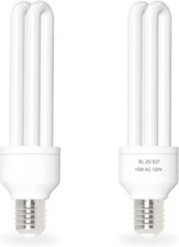 E27 15w U Type Replacement Bulb for 15w Bug Zapper, 2 Pack