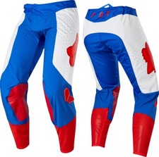 Image of Fox AIRLINE PILR Special Edition Motocross Pants Blue Red 30"