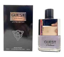GUEST PLATINUM Men's Cologne 3.4 Oz EDT Spray Limited Edition