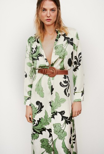 ZARA NWT SS24 SIZE XS WOMAN PRINTED SHIRTDRESS 2627/123/069 - Picture 2 of 10