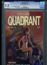 Quadrant #6 CGC 9.8 (1985) Peter Hsu Single Graded Copy White Pages
