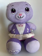 Doodle Bear Plush Stuffed Animal Teddy Bear 14" Purple Fisher Price 2011