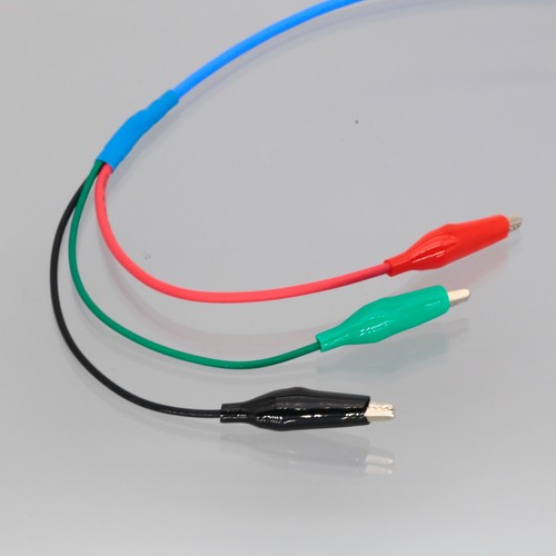 Triax 3-Lug TRB Plug to Alligator Clip Cable 2~9FT Reproduce Keithley 2600-ALG-2 - Afbeelding 2 van 6