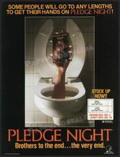 PLEDGE NIGHT__Original 1990 Trade print AD / ADVERT__Joey Belladonna__Anthrax