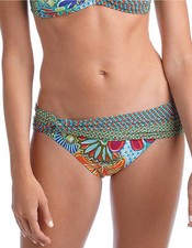 Trina Turk Multicolor Zanzibar Twist Foldover Hipster Bikini Bottoms Size 4 or 6